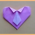 父の日に折り紙のハートネクタイのプレゼント！簡単な折り方・作り方